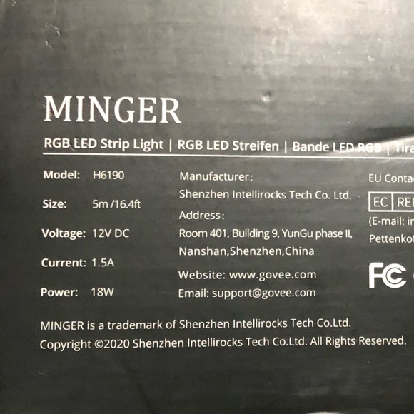 MINGER LED Strip Lights 16.4ft - Picture 4 of 4